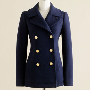 J. Crew Majesty peacoat in stadium cloth